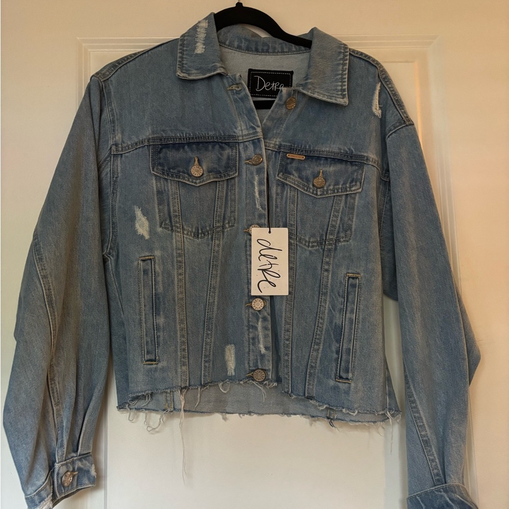 Denim Cropped Jacket